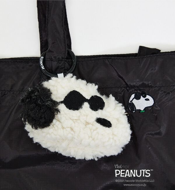 Rouge vif「【PEANUTS/ピーナッツ】チャームインバッグS/スヌーピー/エコバック/トー」|エコバッグ|
