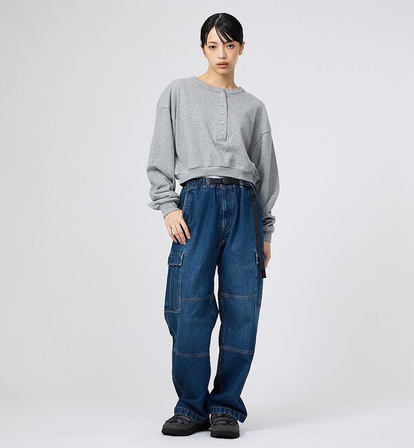 Rouge vif「【DISCUS/ディスカス】ワイドクルーネックプルオーバー/カットソー/裏毛/ピ」|Tシャツ・カットソー|