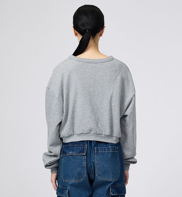 Rouge vif「【DISCUS/ディスカス】ワイドクルーネックプルオーバー/カットソー/裏毛/ピ」|Tシャツ・カットソー|