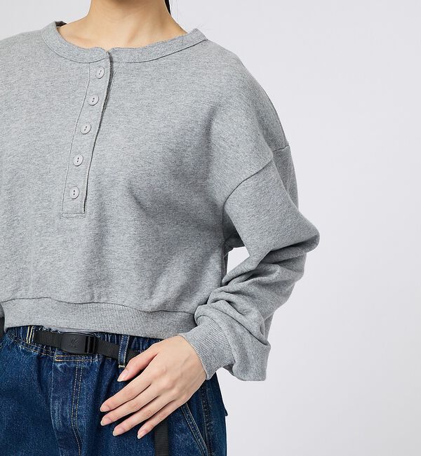 Rouge vif「【DISCUS/ディスカス】ワイドクルーネックプルオーバー/カットソー/裏毛/ピ」|Tシャツ・カットソー|