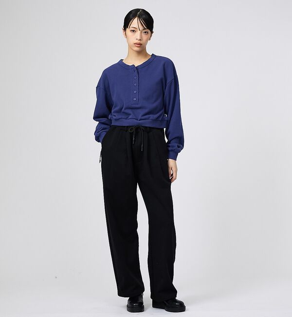 Rouge vif「【DISCUS/ディスカス】ワイドクルーネックプルオーバー/カットソー/裏毛/ピ」|Tシャツ・カットソー|