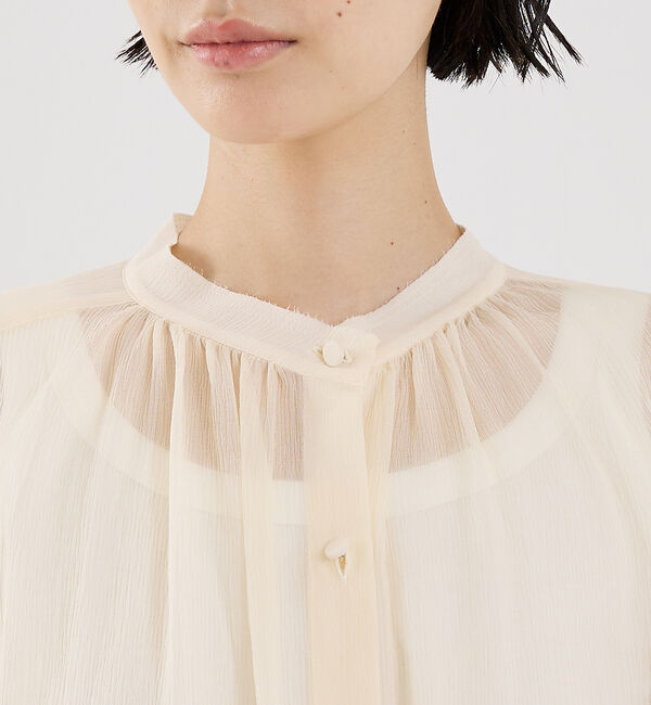 The Store by C' 「【COCUCA】シルクフェミニンブラウス」|シャツ・ブラウス|