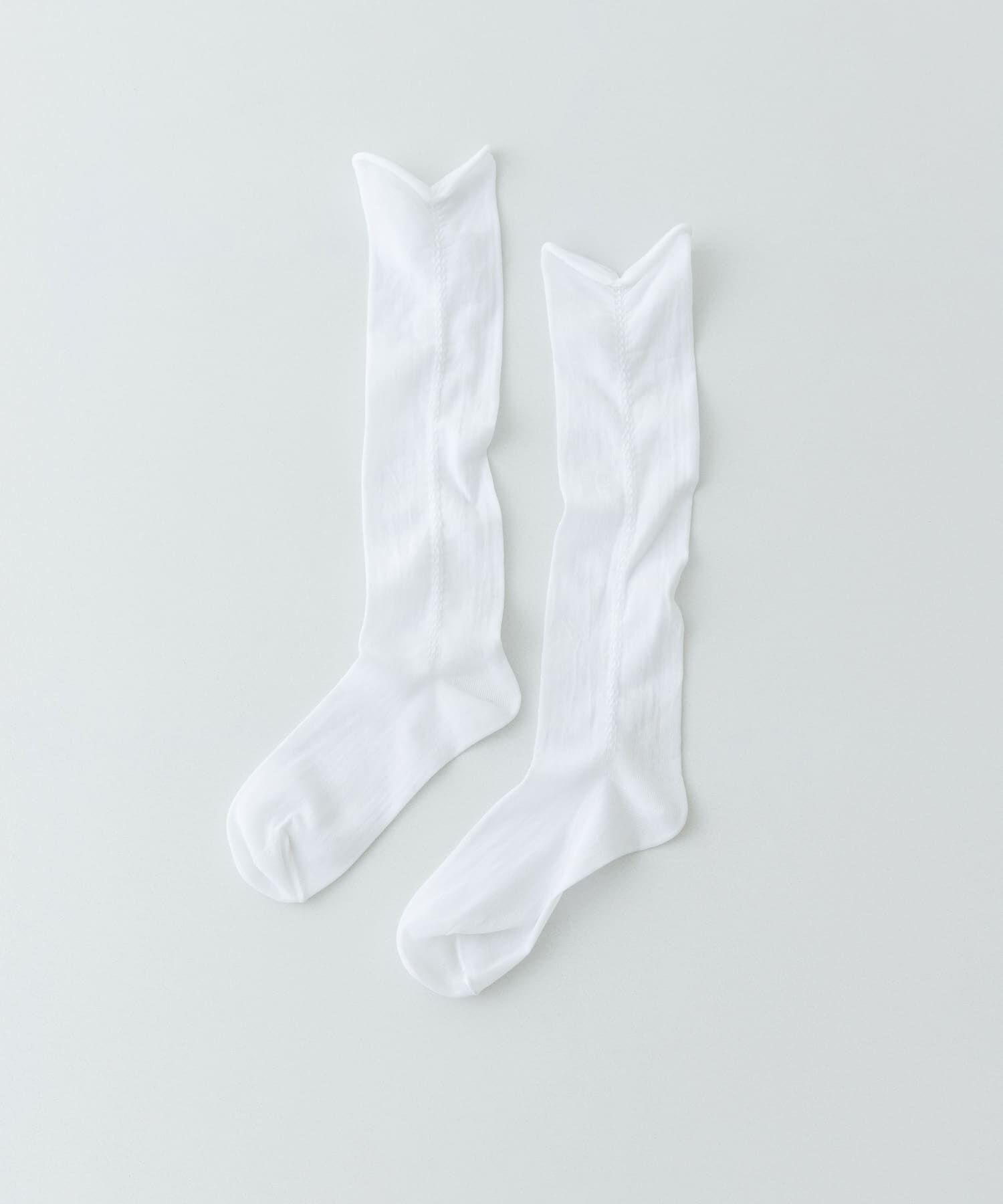 RODE SKO「PIEDI NUDI　SHEER TACK SHRINK SOCKS」|ソックス|ホワイト