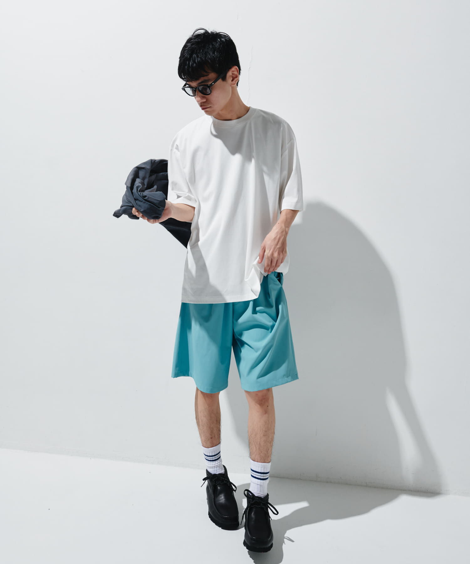 URBAN RESEARCH DOORS「『UR TECH』サマシェア クルーネックTシャツ」|Tシャツ・カットソー|