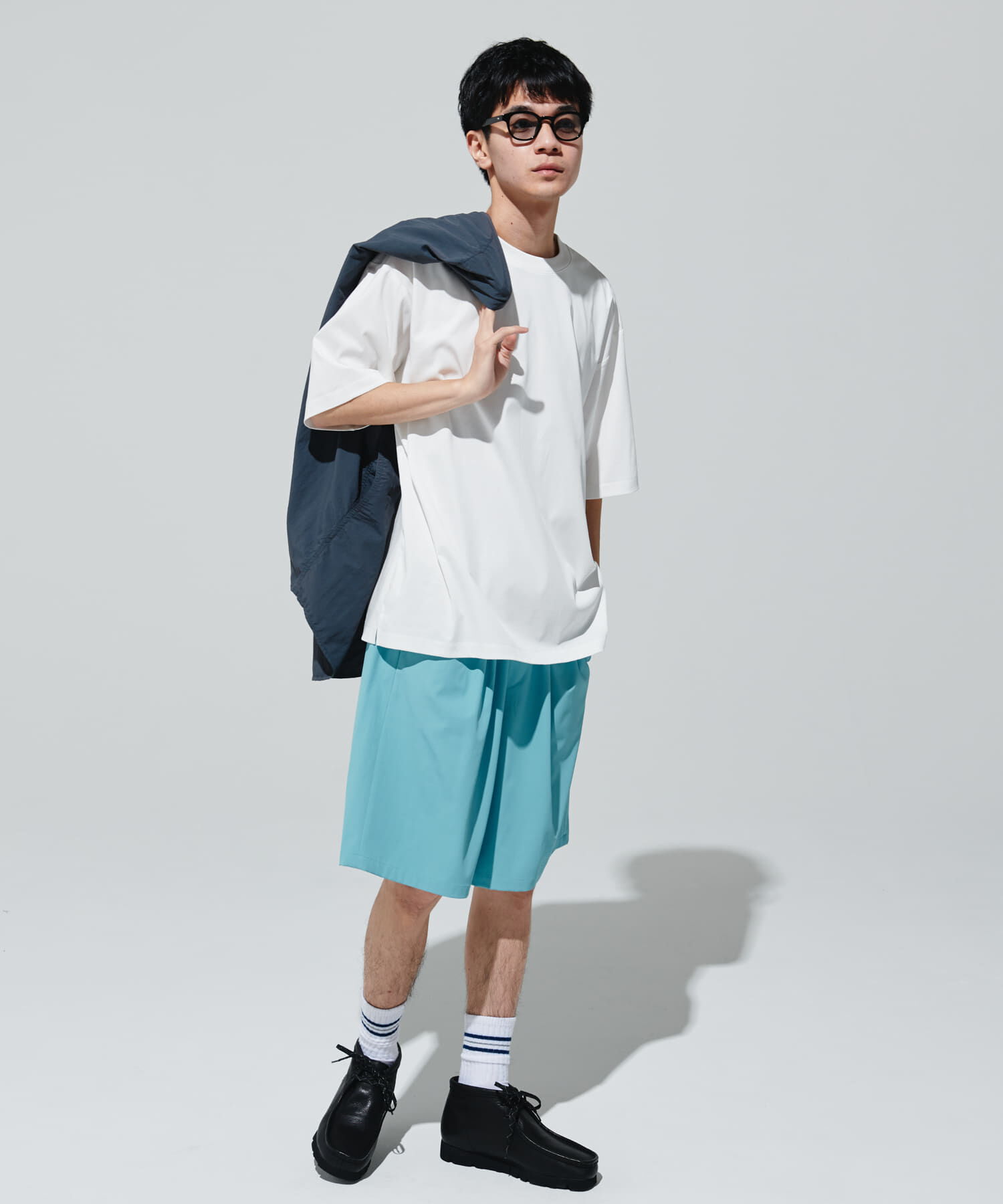 URBAN RESEARCH DOORS「『UR TECH』サマシェア クルーネックTシャツ」|Tシャツ・カットソー|