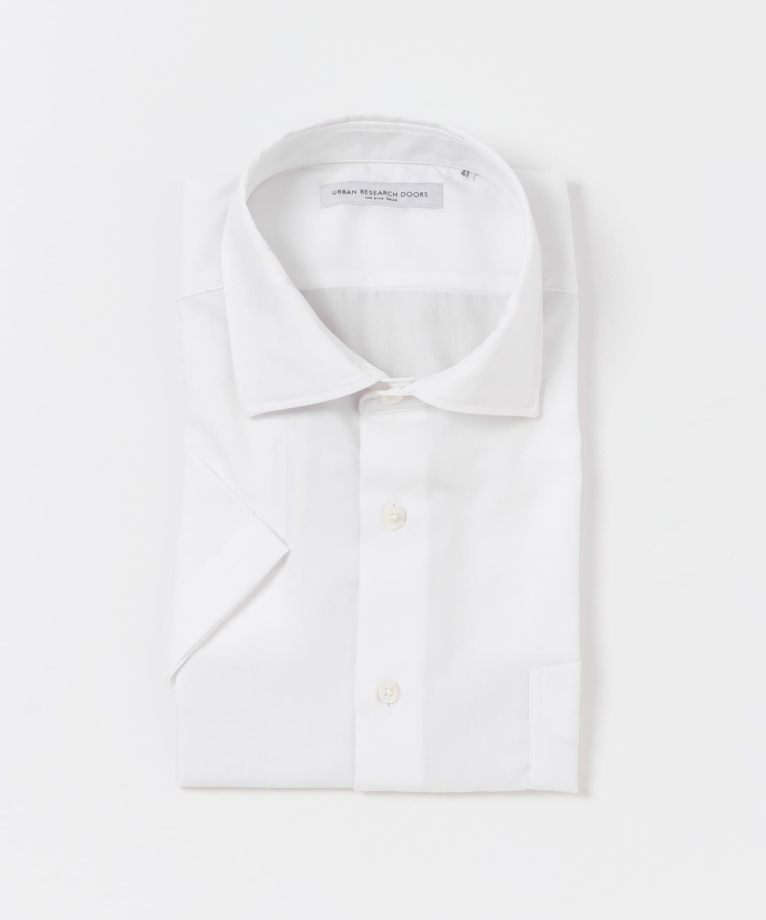 URBAN RESEARCH DOORS「LIFE STYLE TAILOR　セミワイド半袖シャツ」|シャツ・ブラウス|