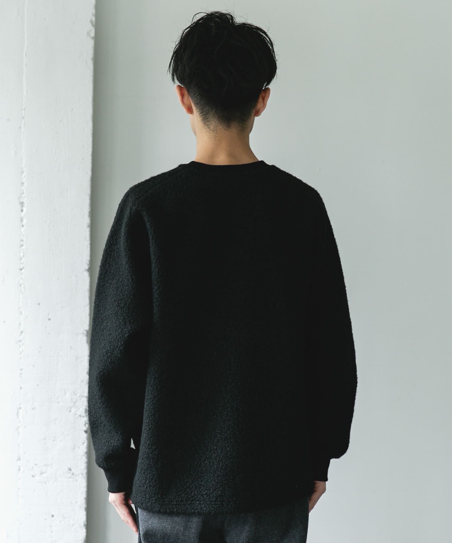 URBAN RESEARCH DOORS「ラグランスリーブブークレー プルオーバー」|Tシャツ・カットソー|