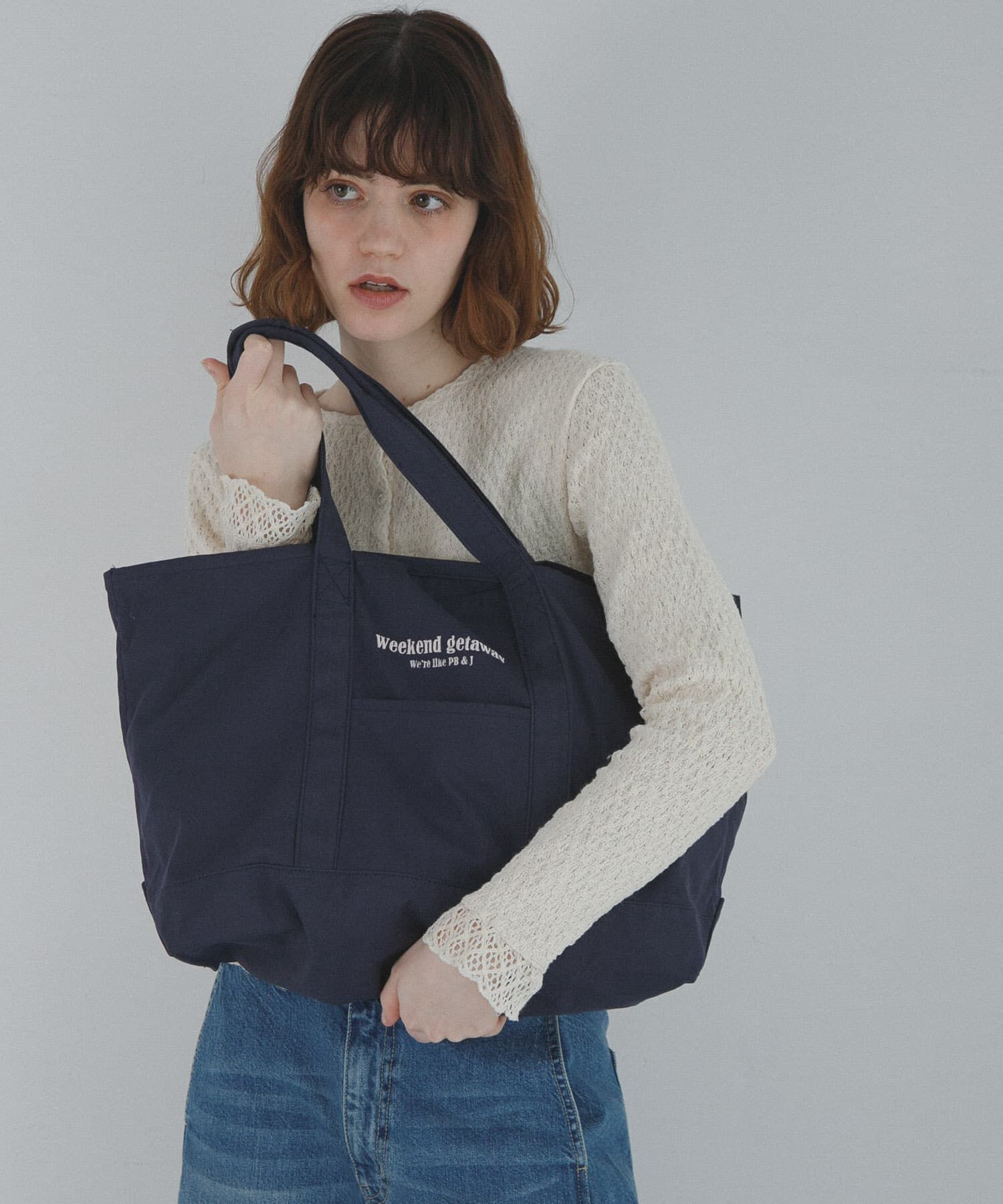 Sonny Label 「WEEKEND GETAWAY TOTEBAG」|トートバッグ|ネイビー