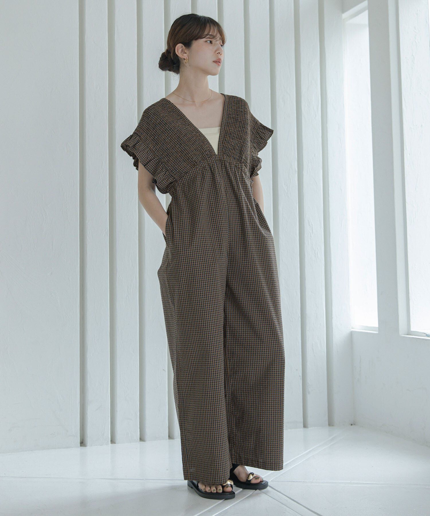 Sonny Label 「シャーリングオールインワン」|オールインワン|