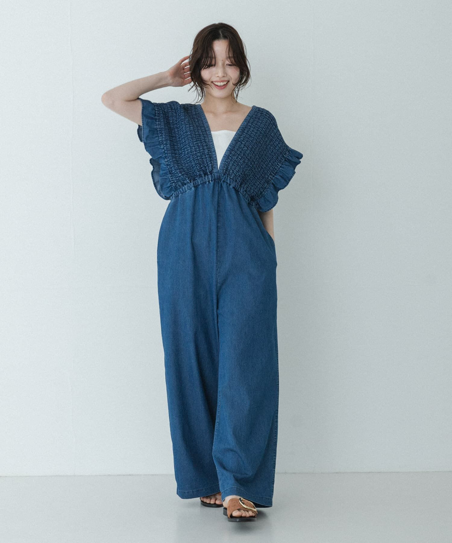 Sonny Label 「シャーリングオールインワン」|オールインワン|