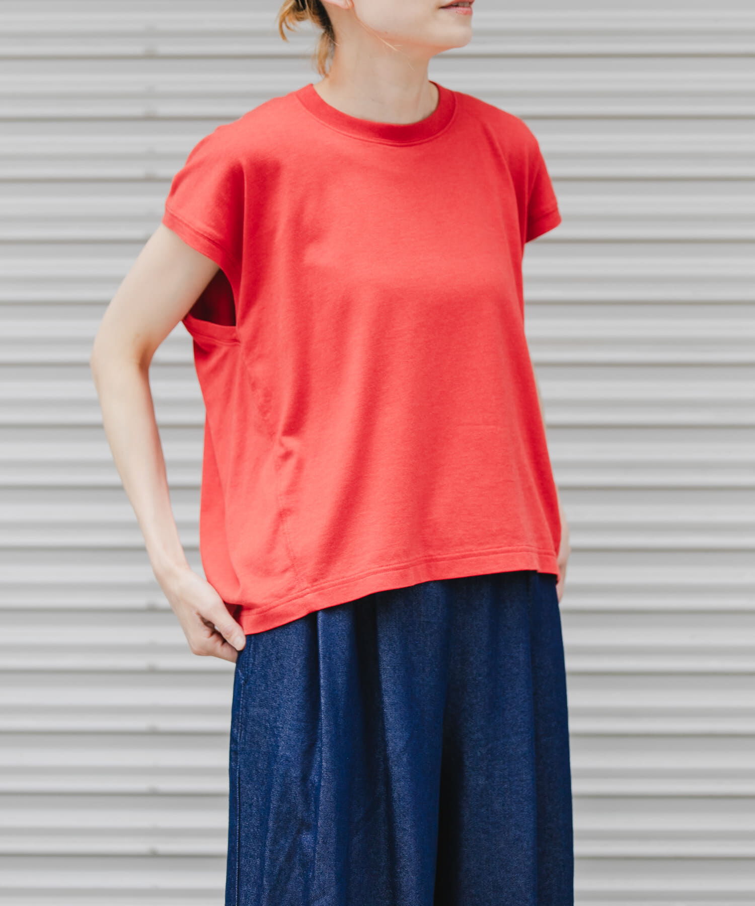 URBAN RESEARCH DOORS「FORK&SPOON　3D Short-Sleeve T-shirts」|Tシャツ・カットソー|レッド