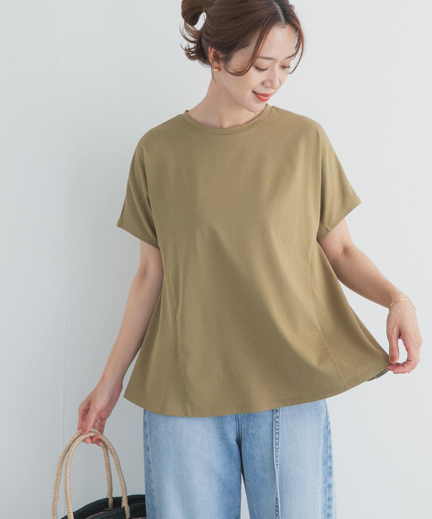 URBAN RESEARCH DOORS「サイドフレアプルオーバー」|Tシャツ・カットソー|