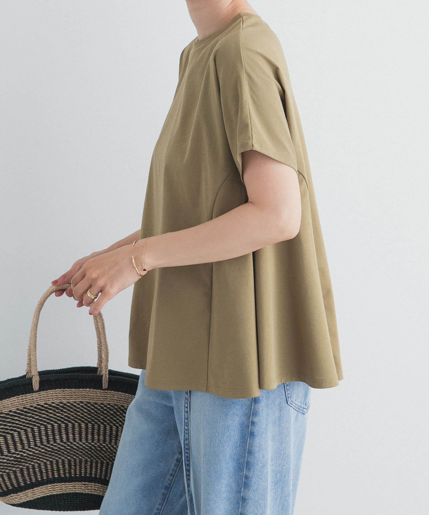 URBAN RESEARCH DOORS「サイドフレアプルオーバー」|Tシャツ・カットソー|