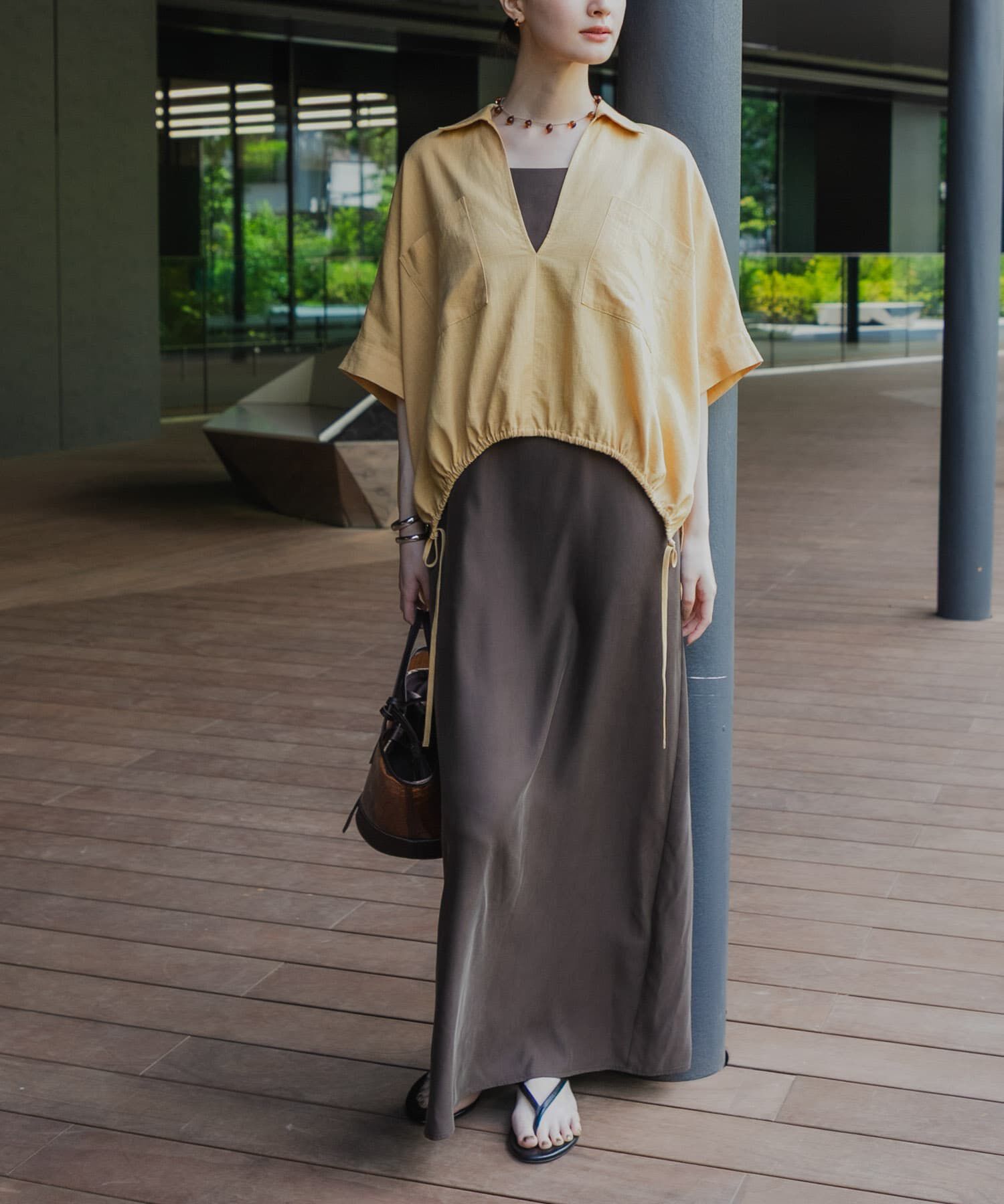 URBAN RESEARCH「『接触冷感』キュプラキャミワンピース」|ワンピース|