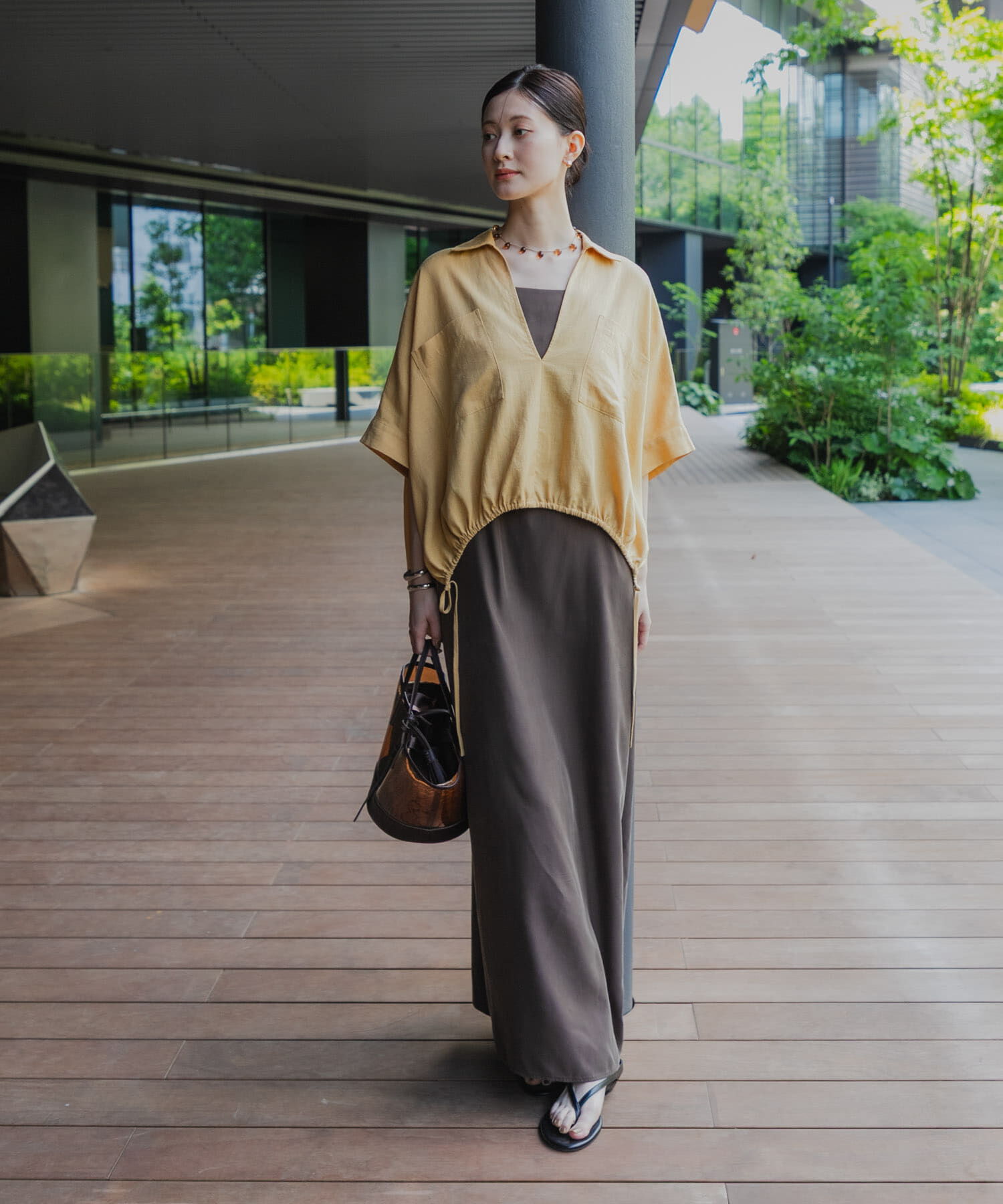 URBAN RESEARCH「『接触冷感』キュプラキャミワンピース」|ワンピース|
