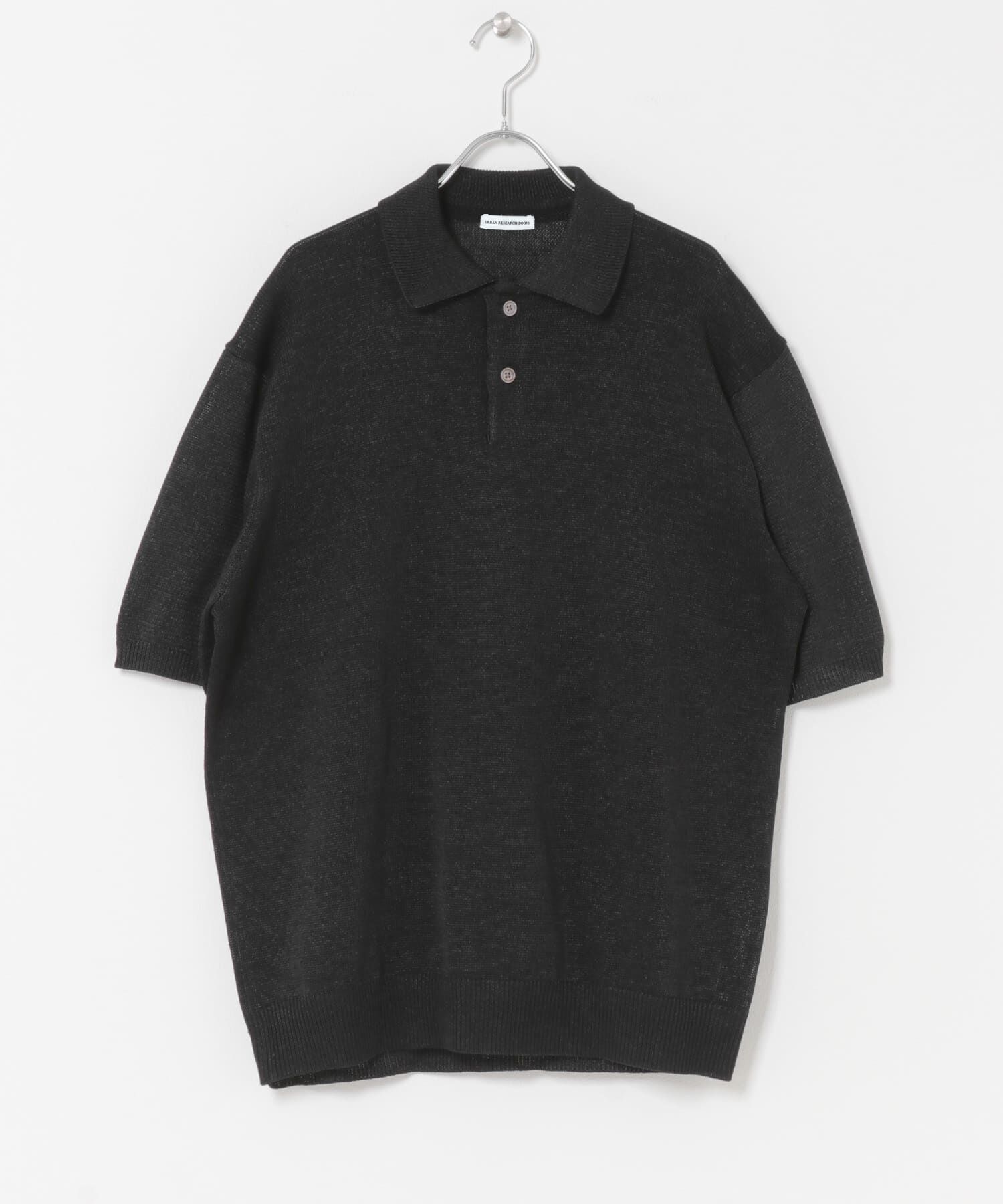URBAN RESEARCH DOORS「『洗濯可/UVカット』『URTECH』Aircare ショートスリーブニットポロ」|ニット・セーター|