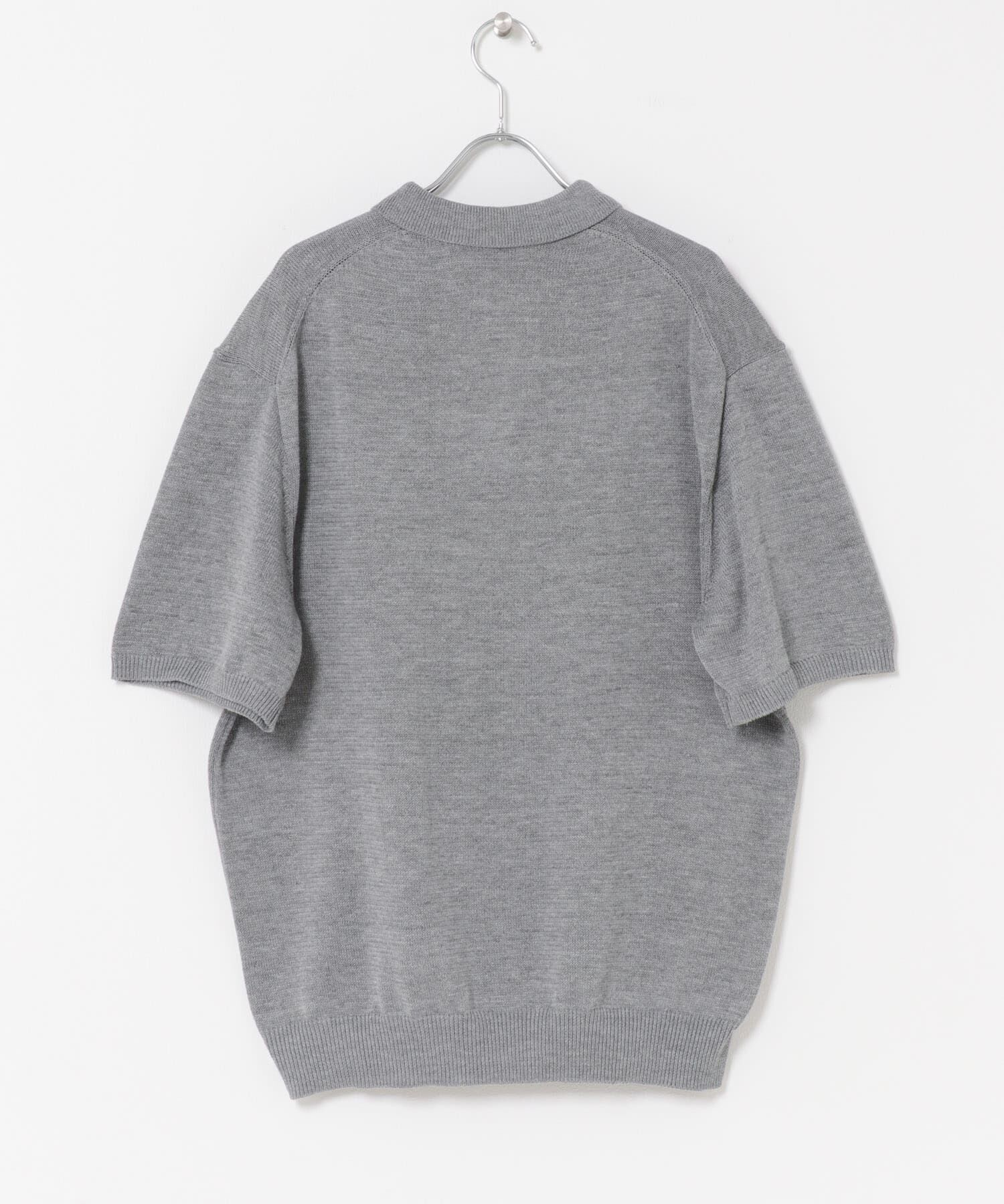 URBAN RESEARCH DOORS「『洗濯可/UVカット』『URTECH』Aircare ショートスリーブニットポロ」|ニット・セーター|