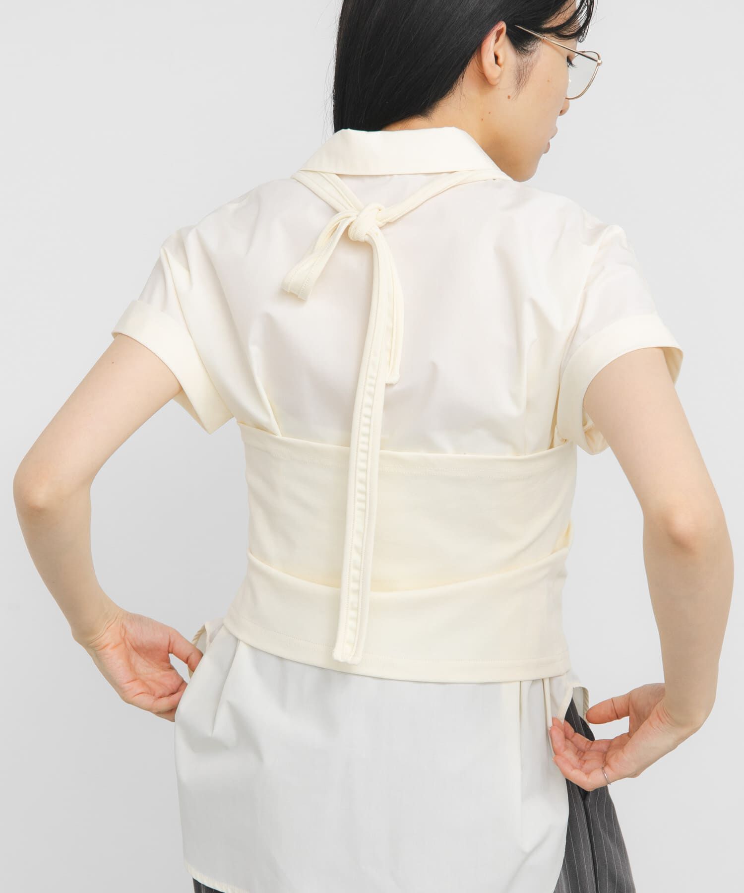  「『STAFF DESIGN PROJECT』ホルターネックSETシャツ」|シャツ・ブラウス|