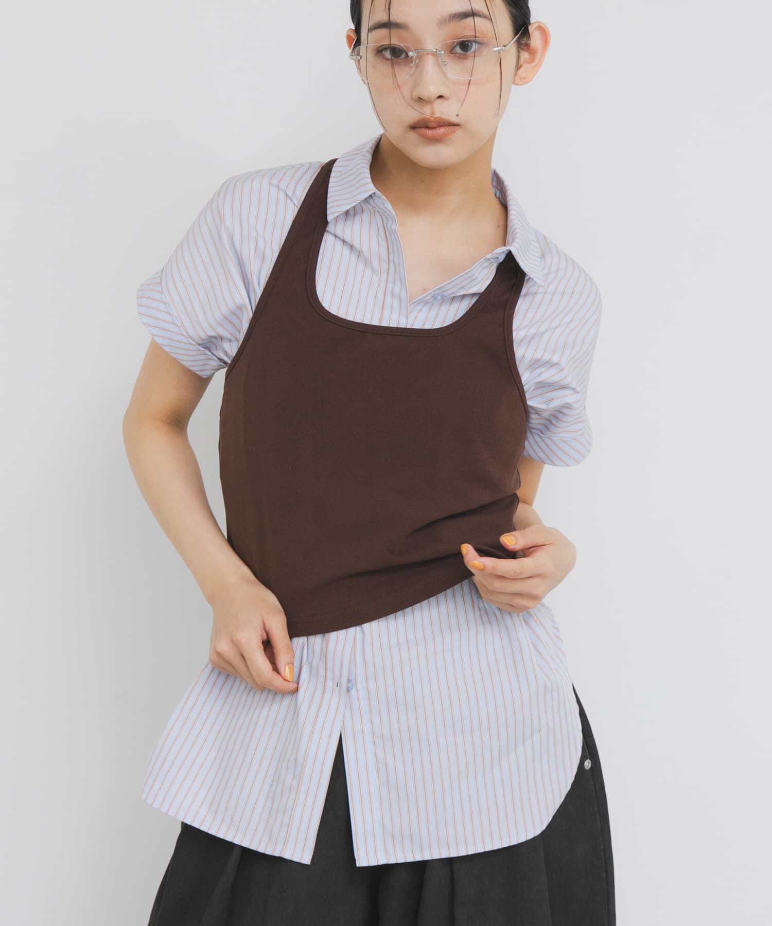  「『STAFF DESIGN PROJECT』ホルターネックSETシャツ」|シャツ・ブラウス|