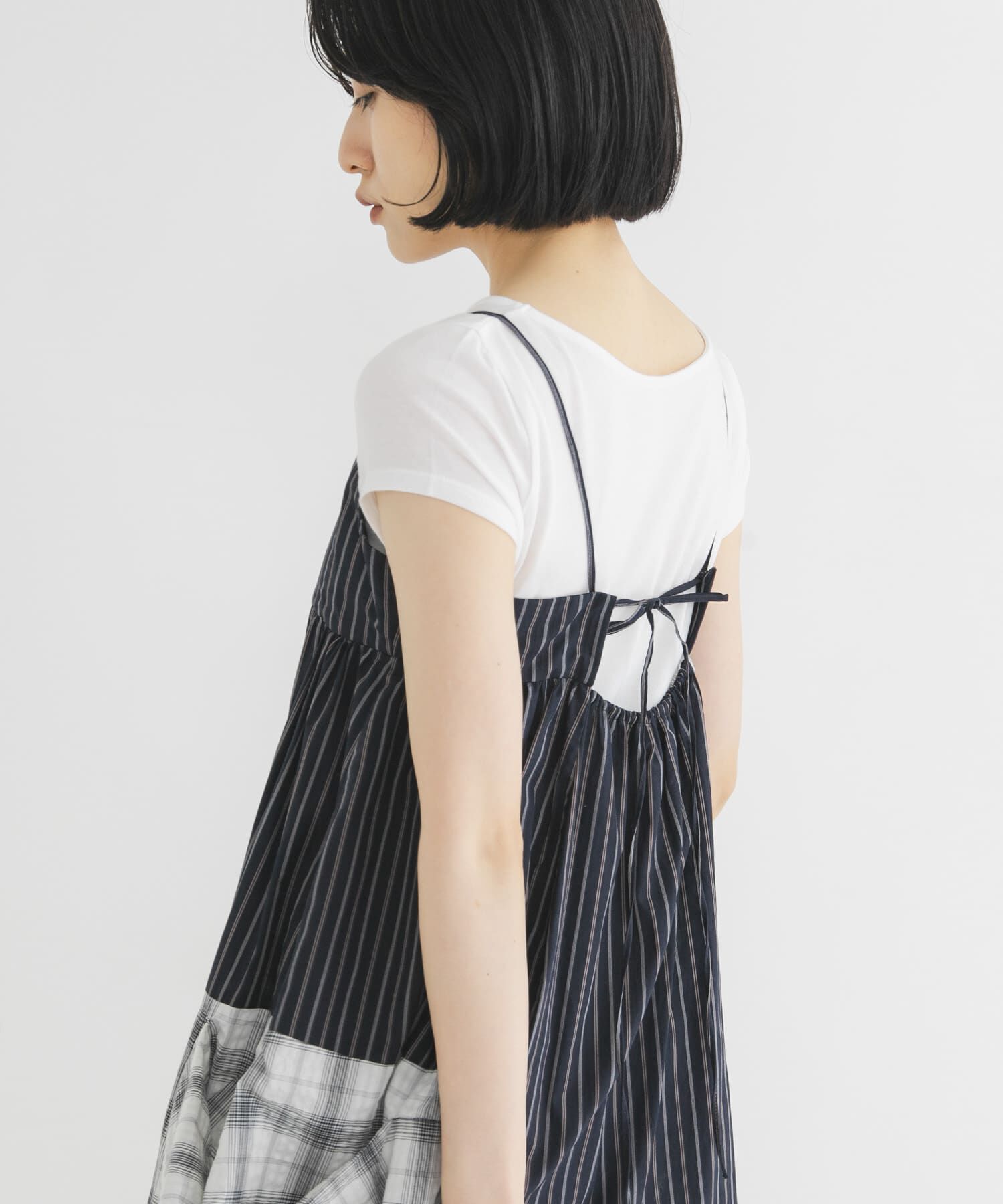  「タックドレープTEE」|Tシャツ・カットソー|