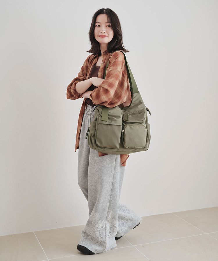 Green Parks「【10ポケBag】収納アドバイザー監修アウトポケットトート」|トートバッグ|