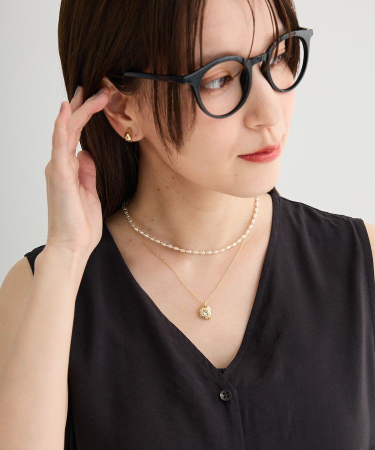 Green Parks「2SETビジューモチーフネックレス」|ネックレス|
