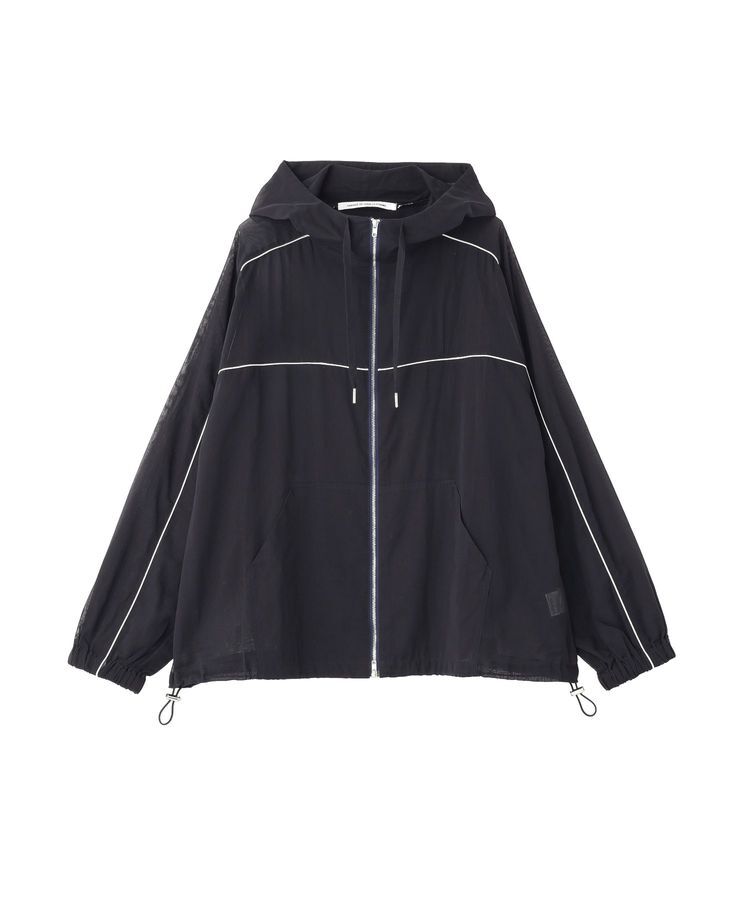 GARAGE OF GOOD CLOTHING「シースルーコットンパーカーブルゾン」|ブルゾン・スタジャン|