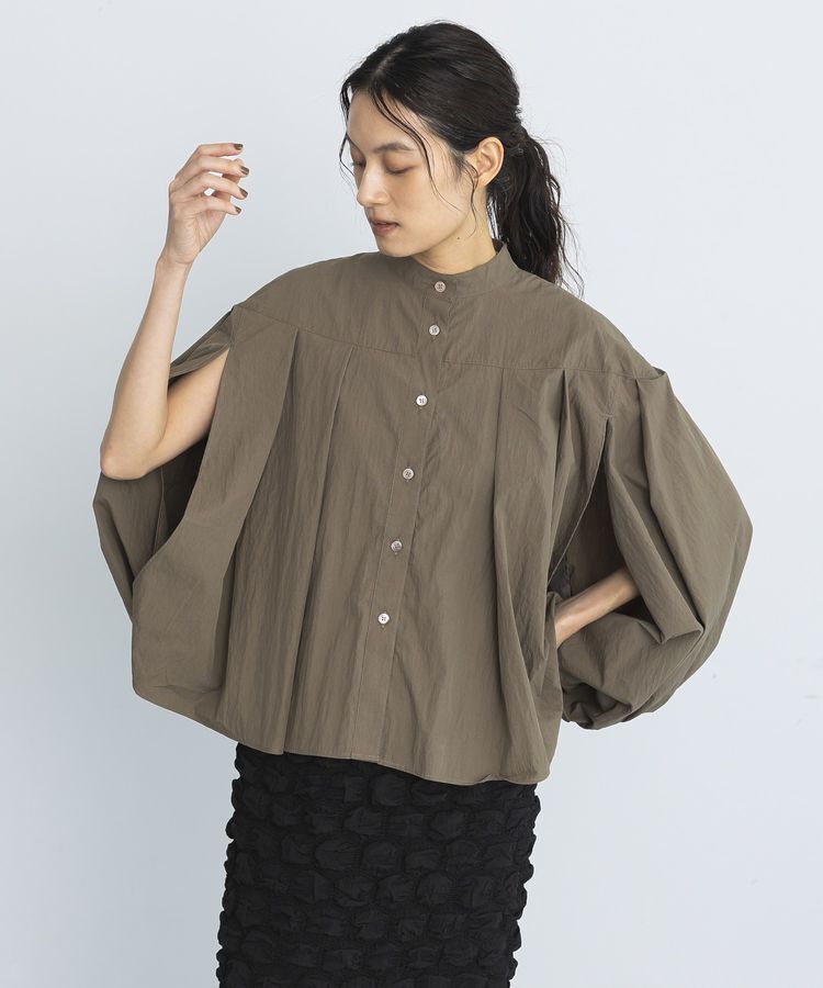 GARAGE OF GOOD CLOTHING「ケープライクバックバルーンブラウス」|シャツ・ブラウス|