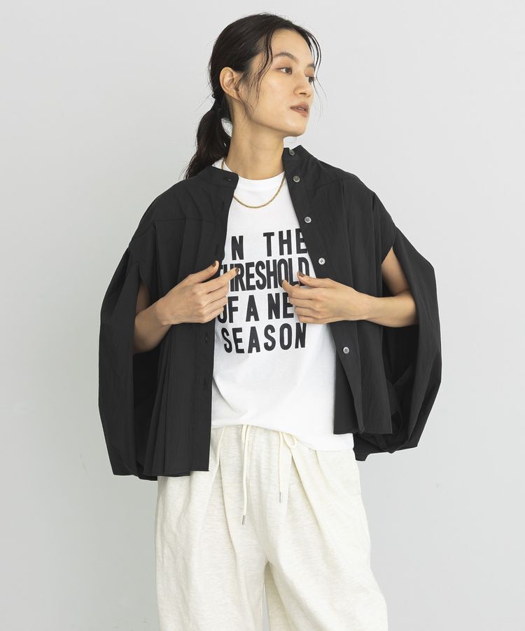 GARAGE OF GOOD CLOTHING「ケープライクバックバルーンブラウス」|シャツ・ブラウス|