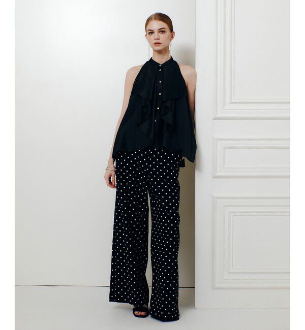 LOULOU WILLOUGHBY「ラッフルレイヤーアメスリブラウス」|シャツ・ブラウス|