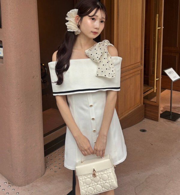  「ビッグリボンミニワンピース」|ワンピース|