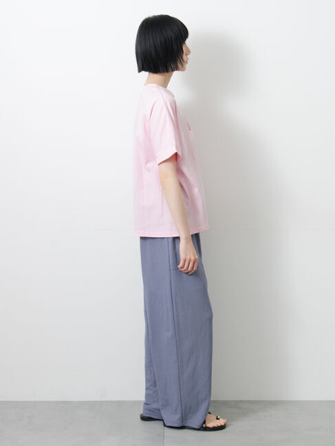 Samansa Mos2「◇【接触冷感/UVカット】アソート刺繍Tシャツ」|ニット・セーター|