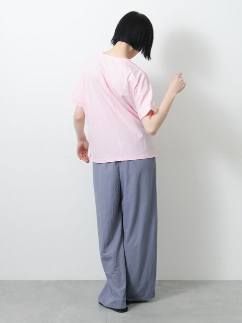 Samansa Mos2「◇【接触冷感/UVカット】アソート刺繍Tシャツ」|ニット・セーター|