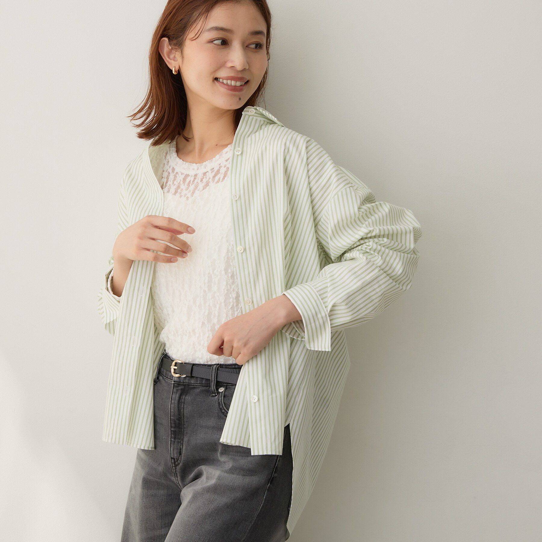 UNTITLED「【多色展開】カラーベーシックシャツ」|シャツ・ブラウス|