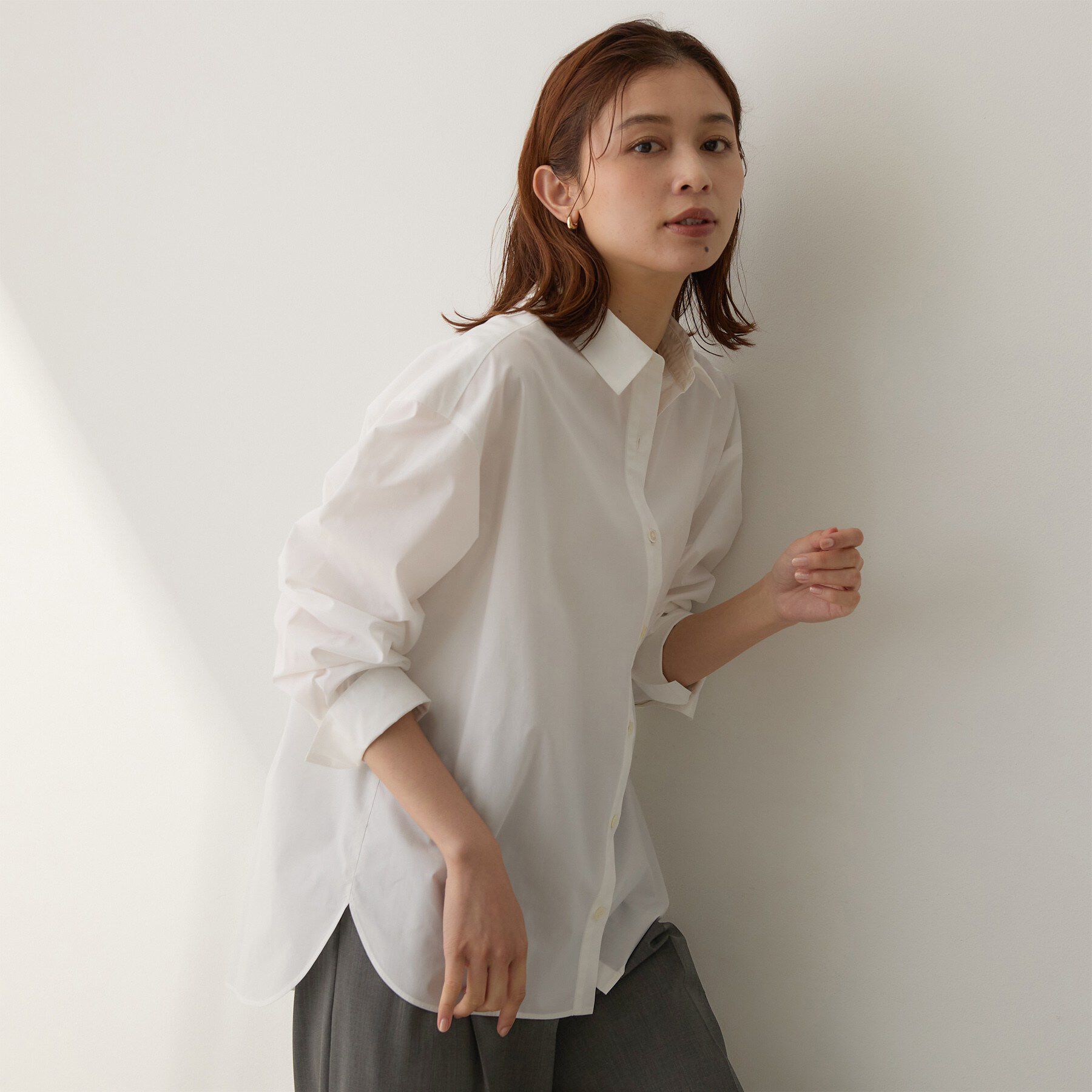 UNTITLED「【多色展開】カラーベーシックシャツ」|シャツ・ブラウス|
