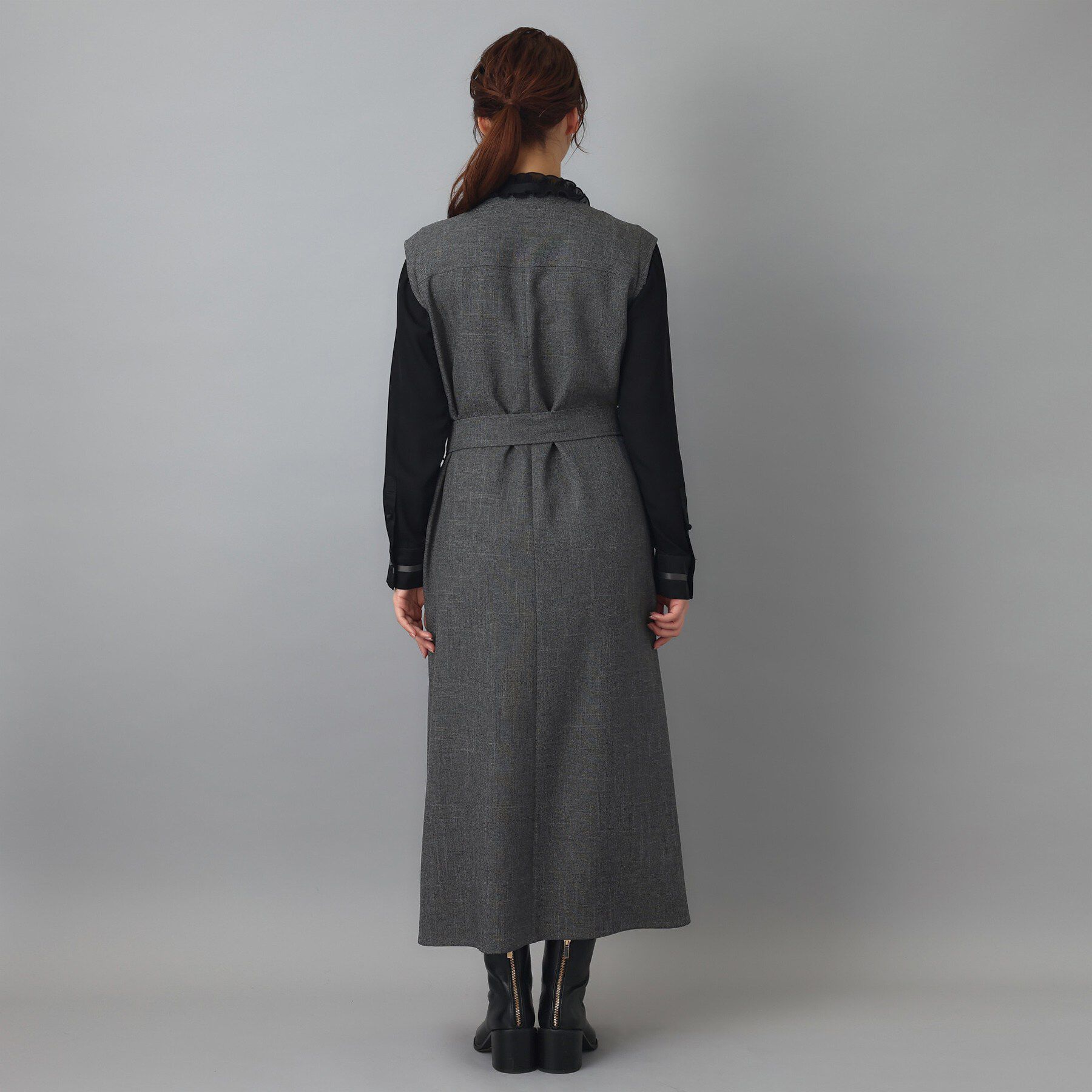 DRESSTERIOR「【ウォッシャブル】ツイードライクワンピース」|ワンピース|