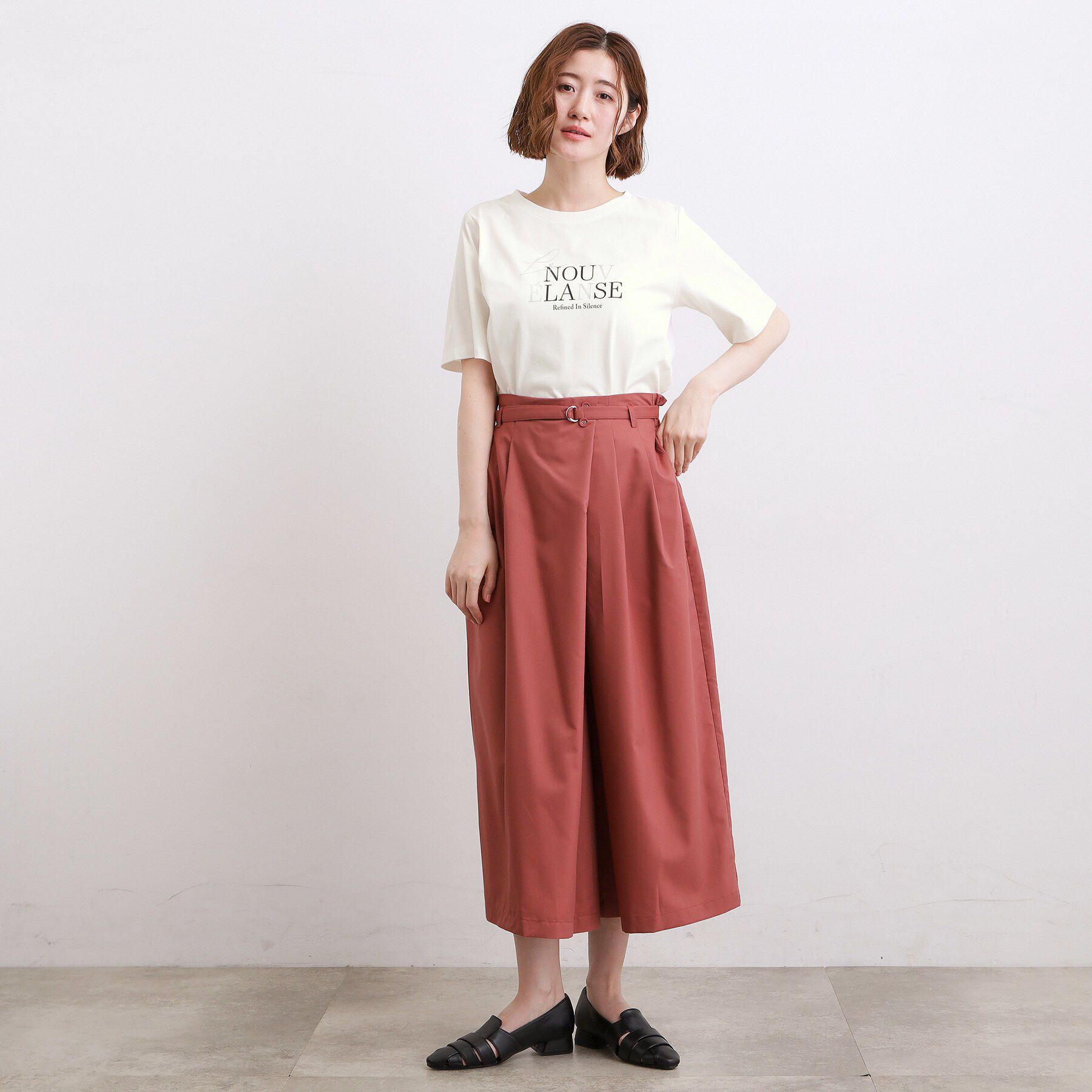 grove「【吸水速乾・UVカット・接触冷感・マシンウォッシャブル】ベーシックMIXロゴプリントT」|Tシャツ・カットソー|