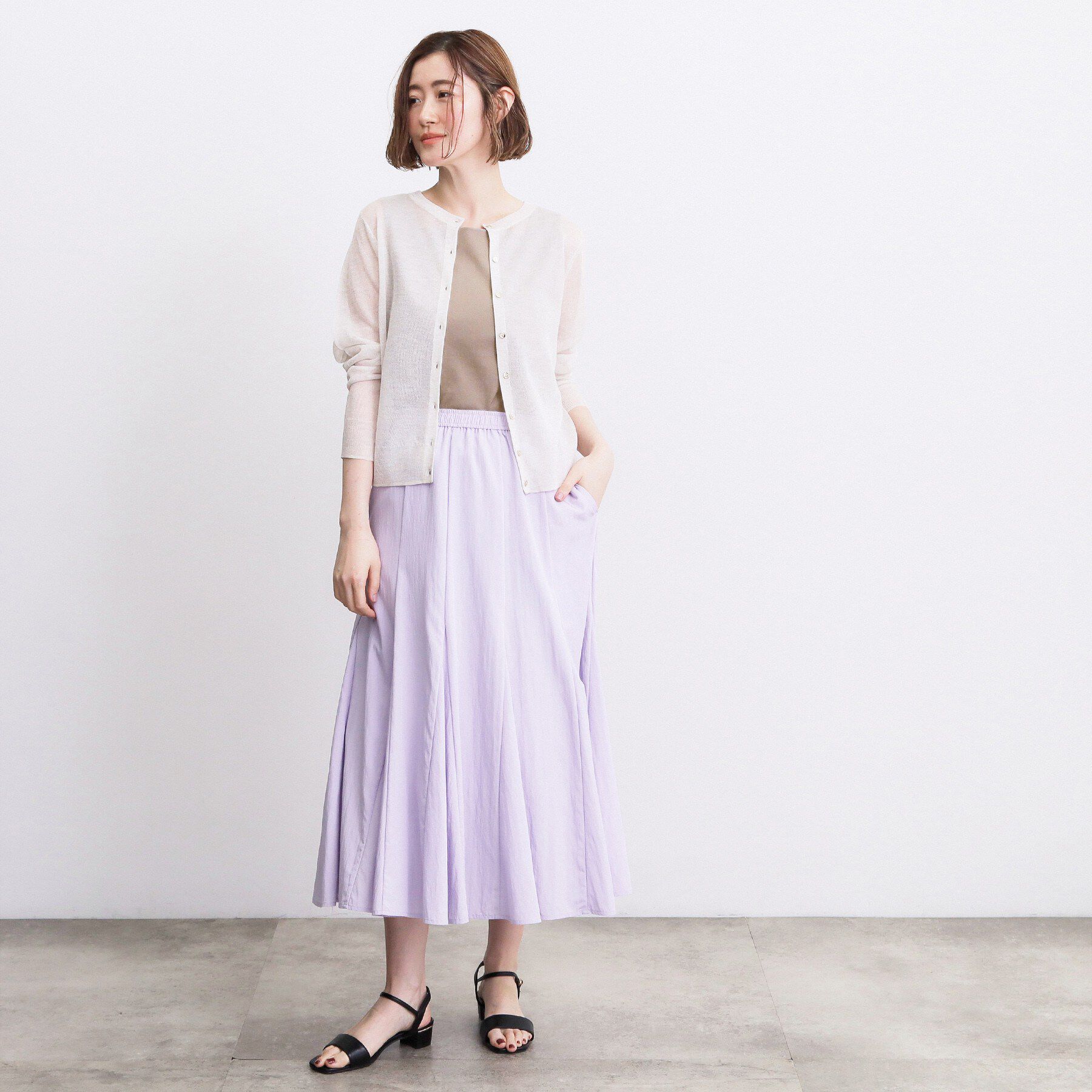 grove「【透けにくい】ダブルフロントタンク」|Tシャツ・カットソー|