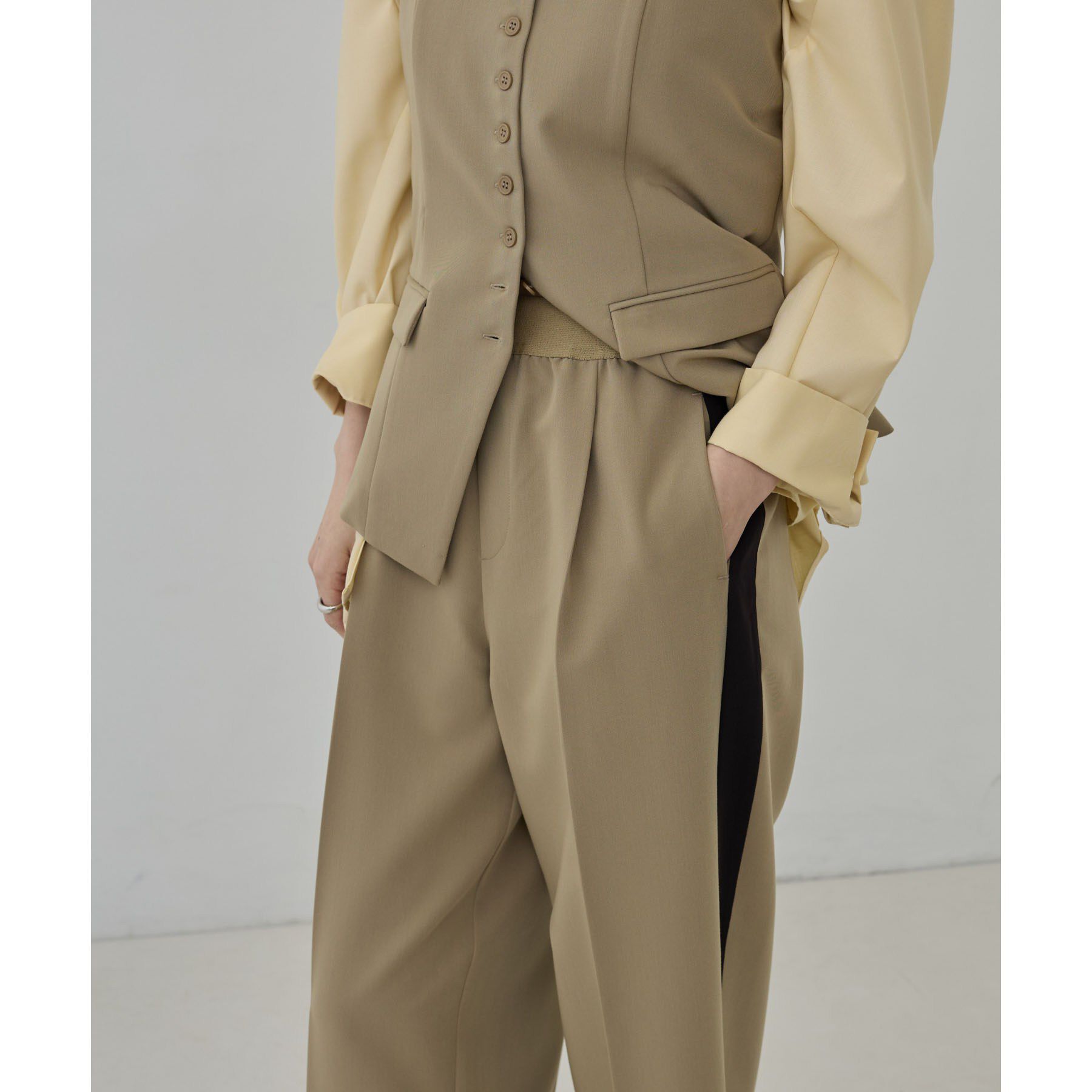 GALLEST「Comfy Slacks｜イージーサイドラインワイドパンツ」|その他|