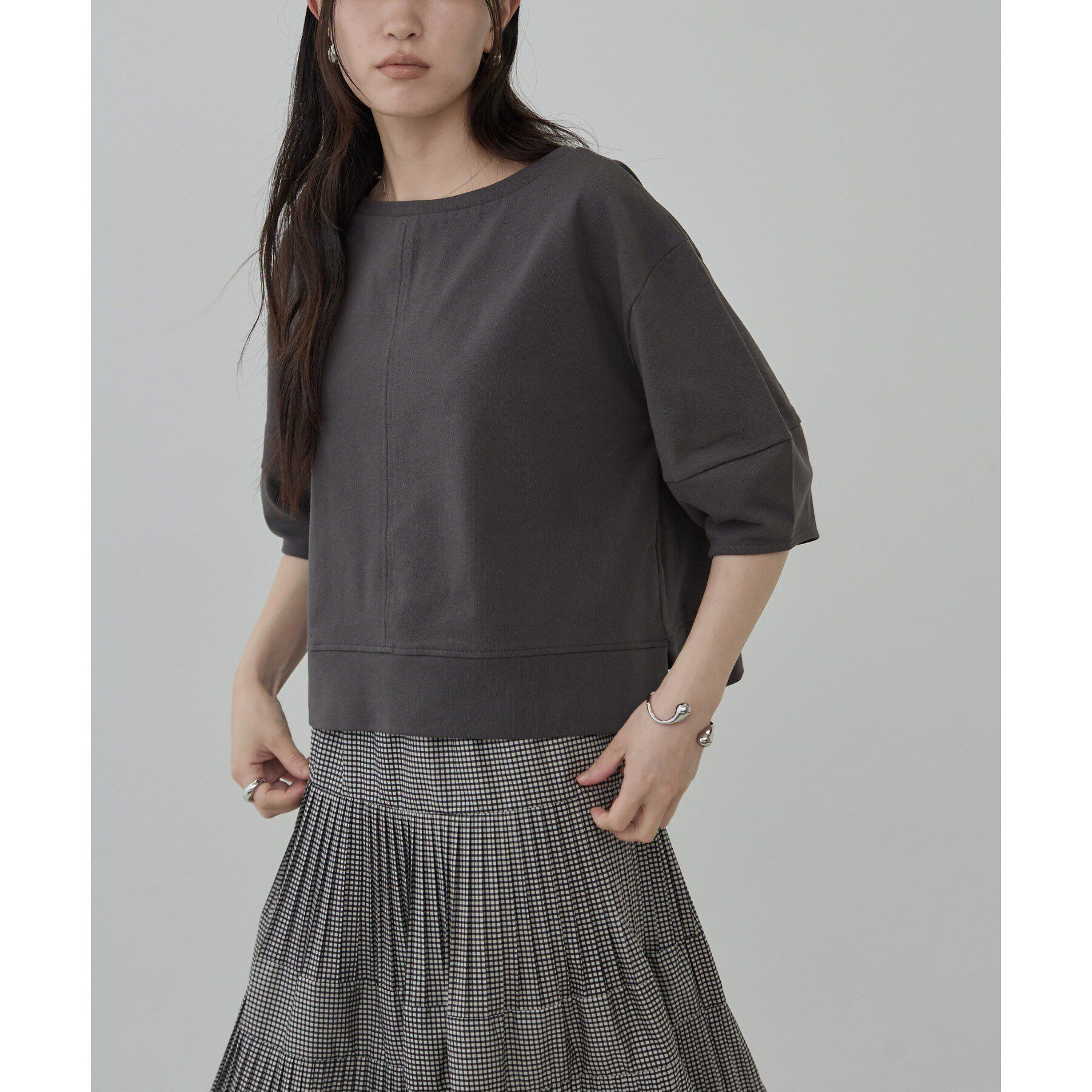 GALLEST「ハーフスリーブフォルムカットソー【接触冷感／新色追加】」|Tシャツ・カットソー|