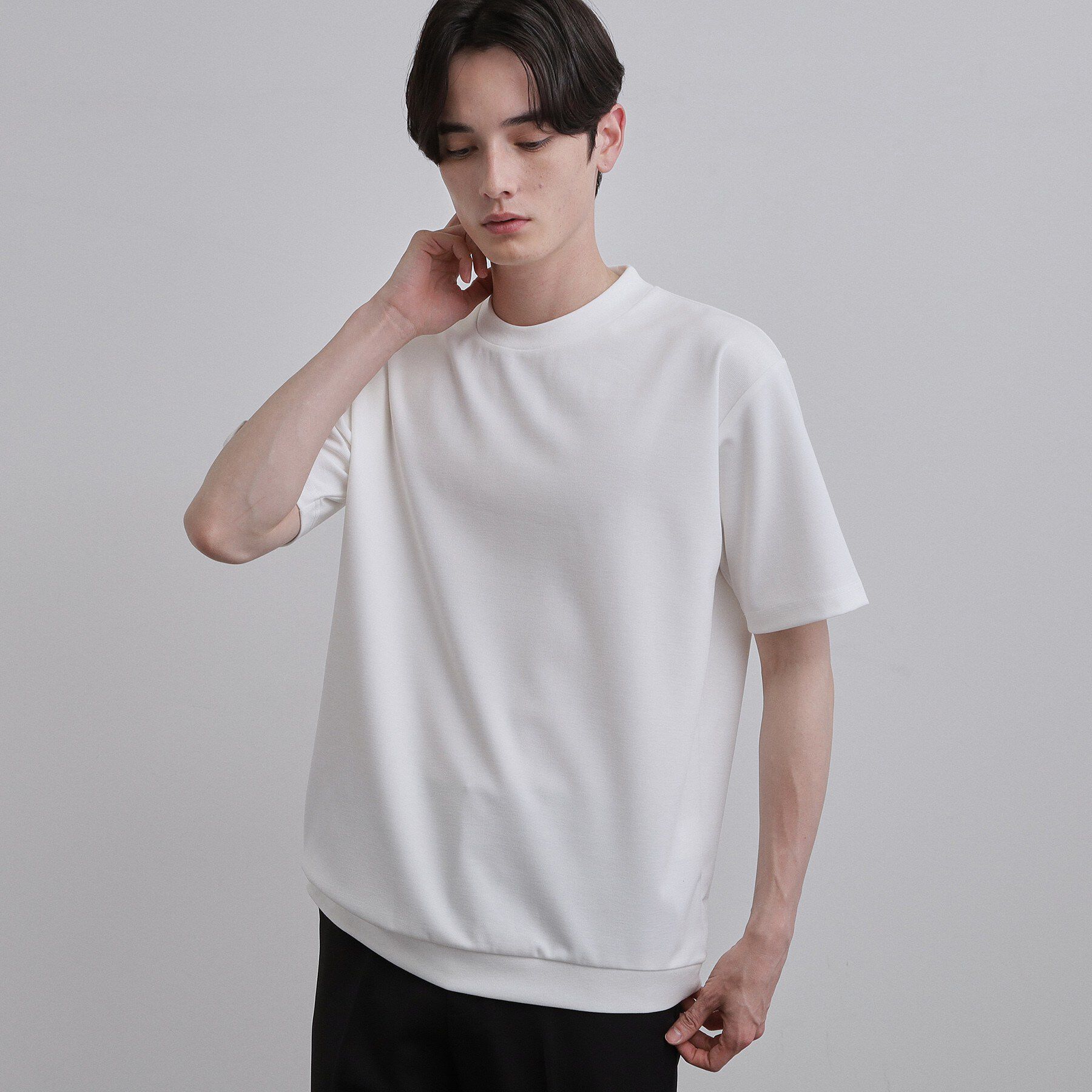 tk.TAKEO KIKUCHI「半袖スマートカットソー」|Tシャツ・カットソー|