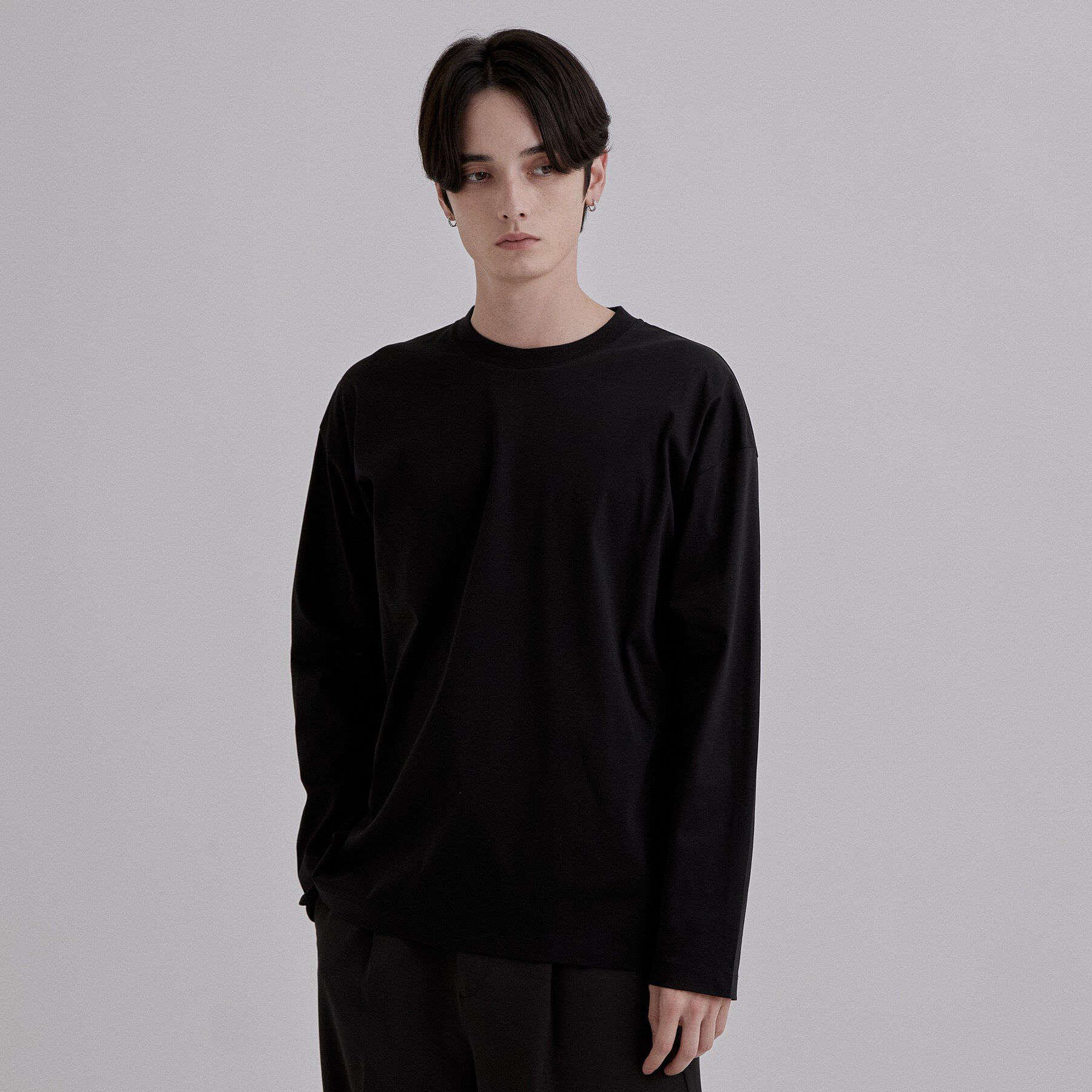 tk.TAKEO KIKUCHI「【接触冷感／吸水速乾】クールドライコットンTシャツ」|Tシャツ・カットソー|ブラック(019)