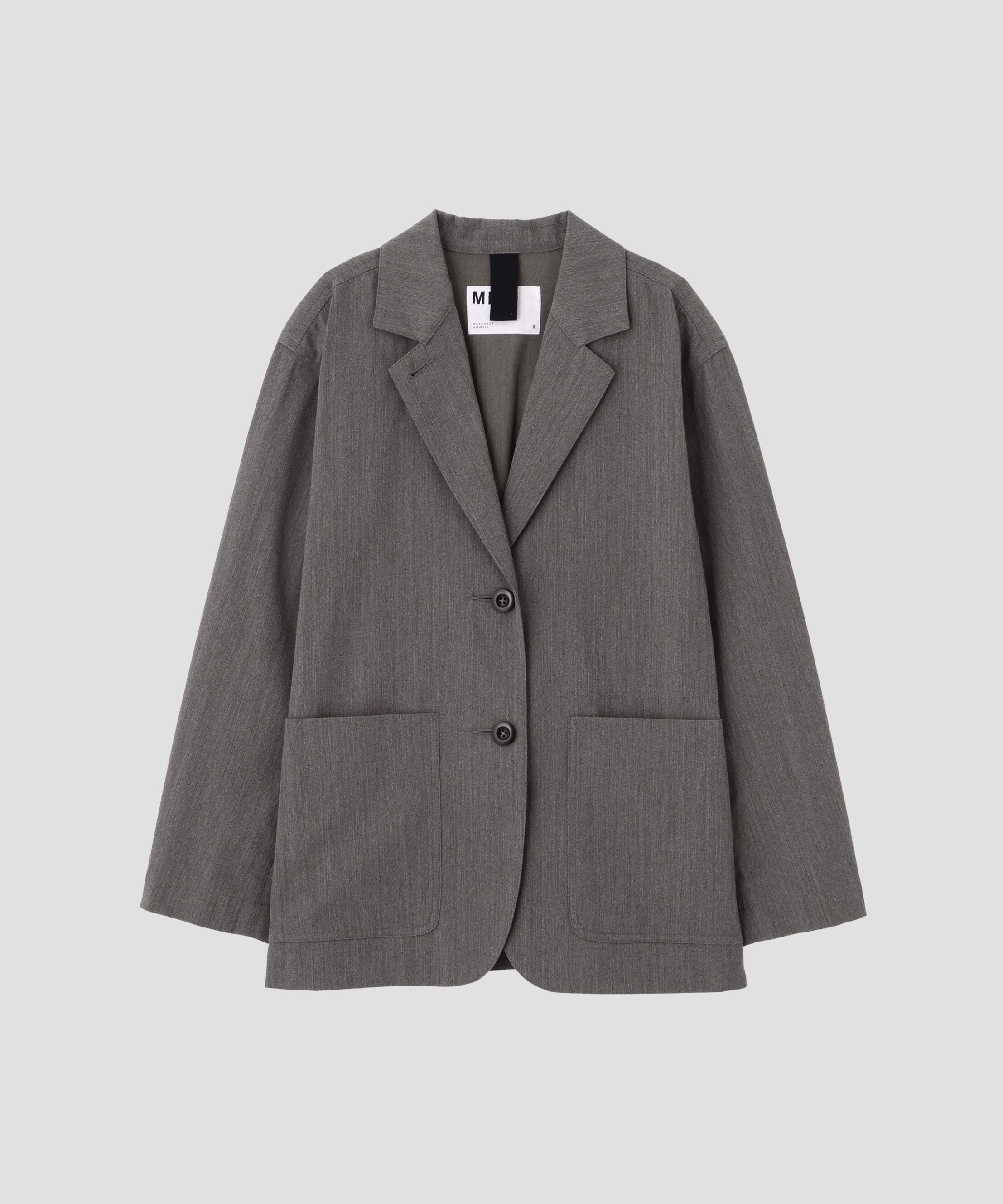 MHL.「WOOL COTTON TWILL JACKET」|その他|GREY