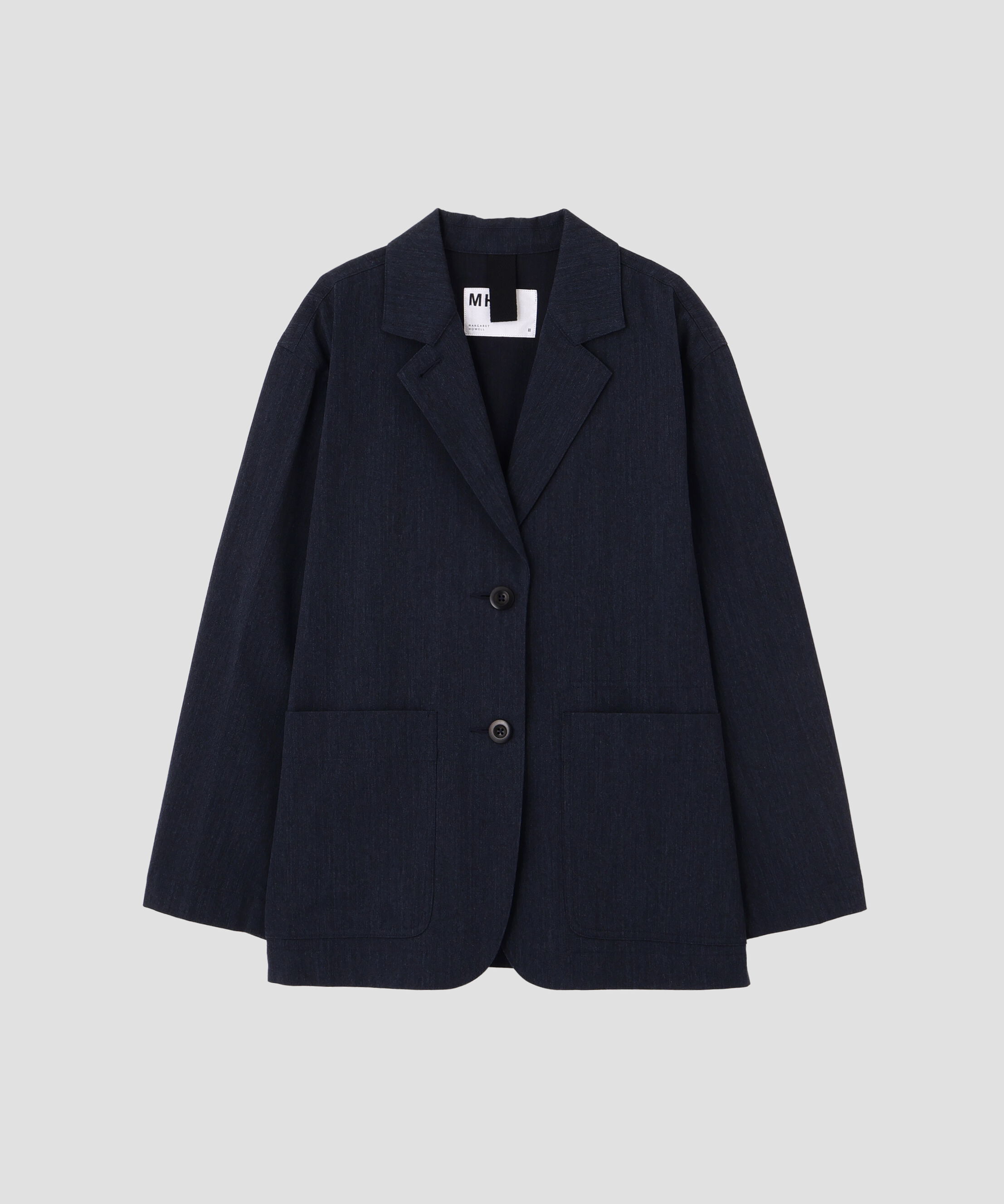 MHL.「WOOL COTTON TWILL JACKET」|その他|NAVY