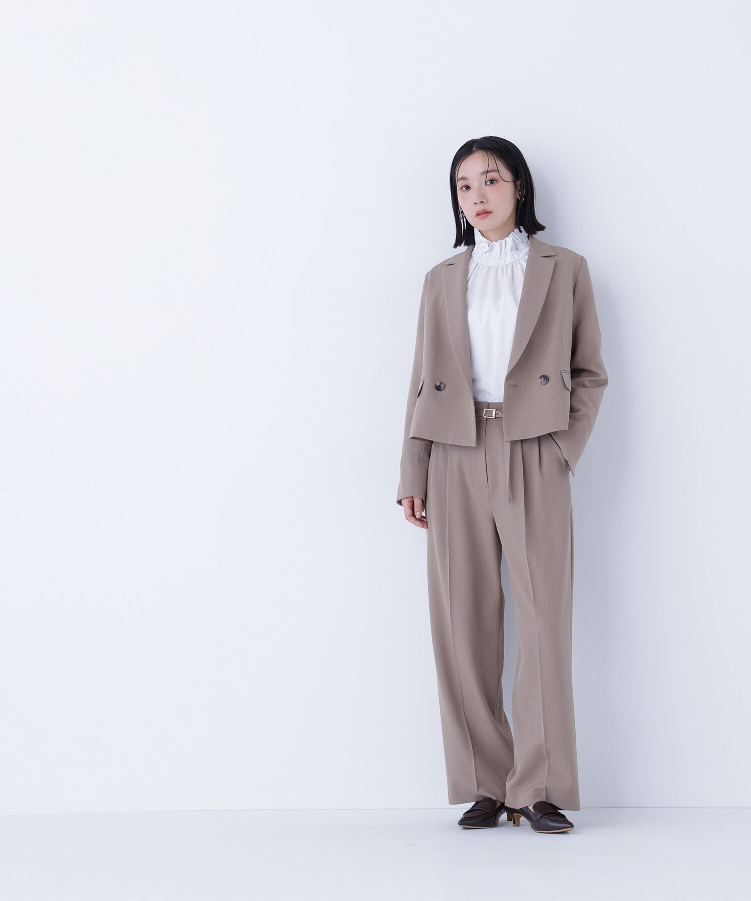  「クラッシー SETUP ツータックパンツ」|その他|