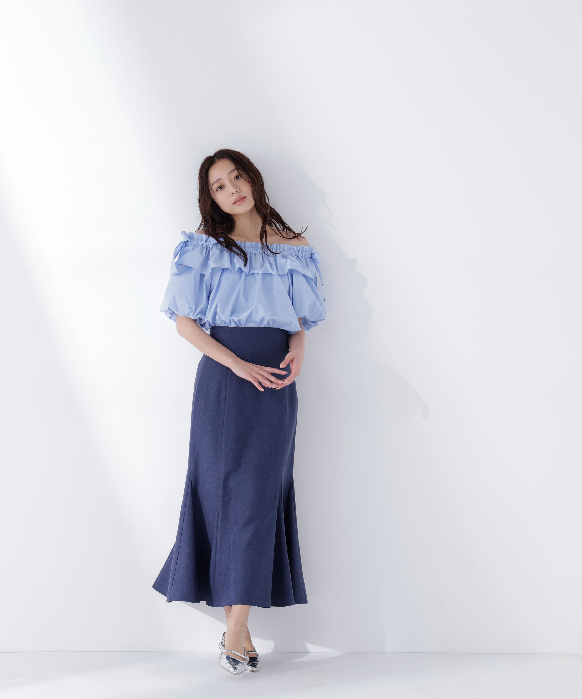  「＜Oggi.jp掲載＞ショルダーリボンブラウス」|シャツ・ブラウス|