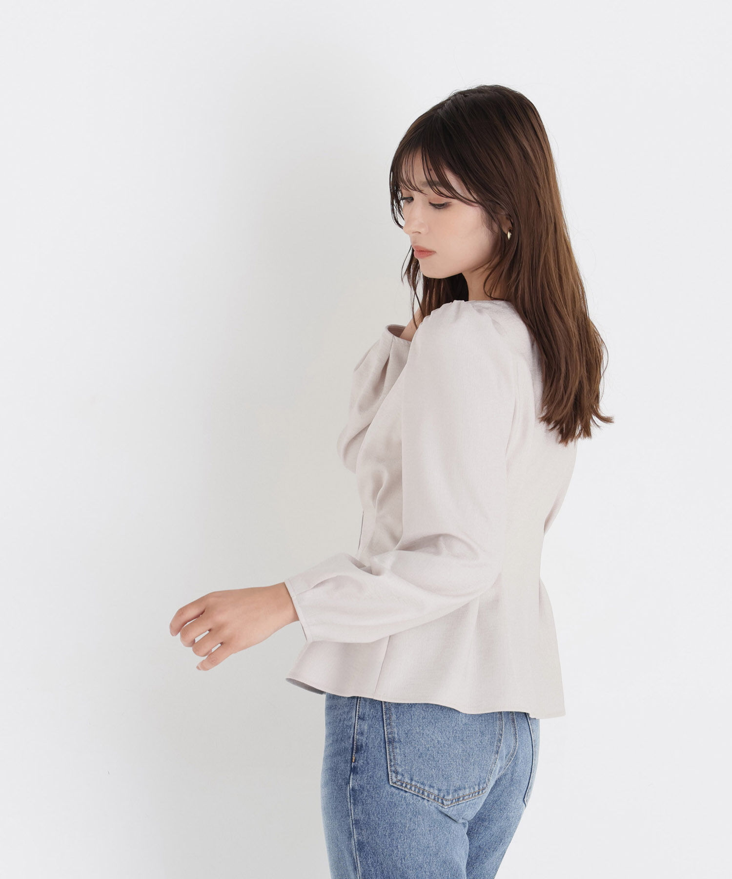  「＜ちょうど、いい服＞きゅっと、メリハリ仕掛けトップス」|シャツ・ブラウス|