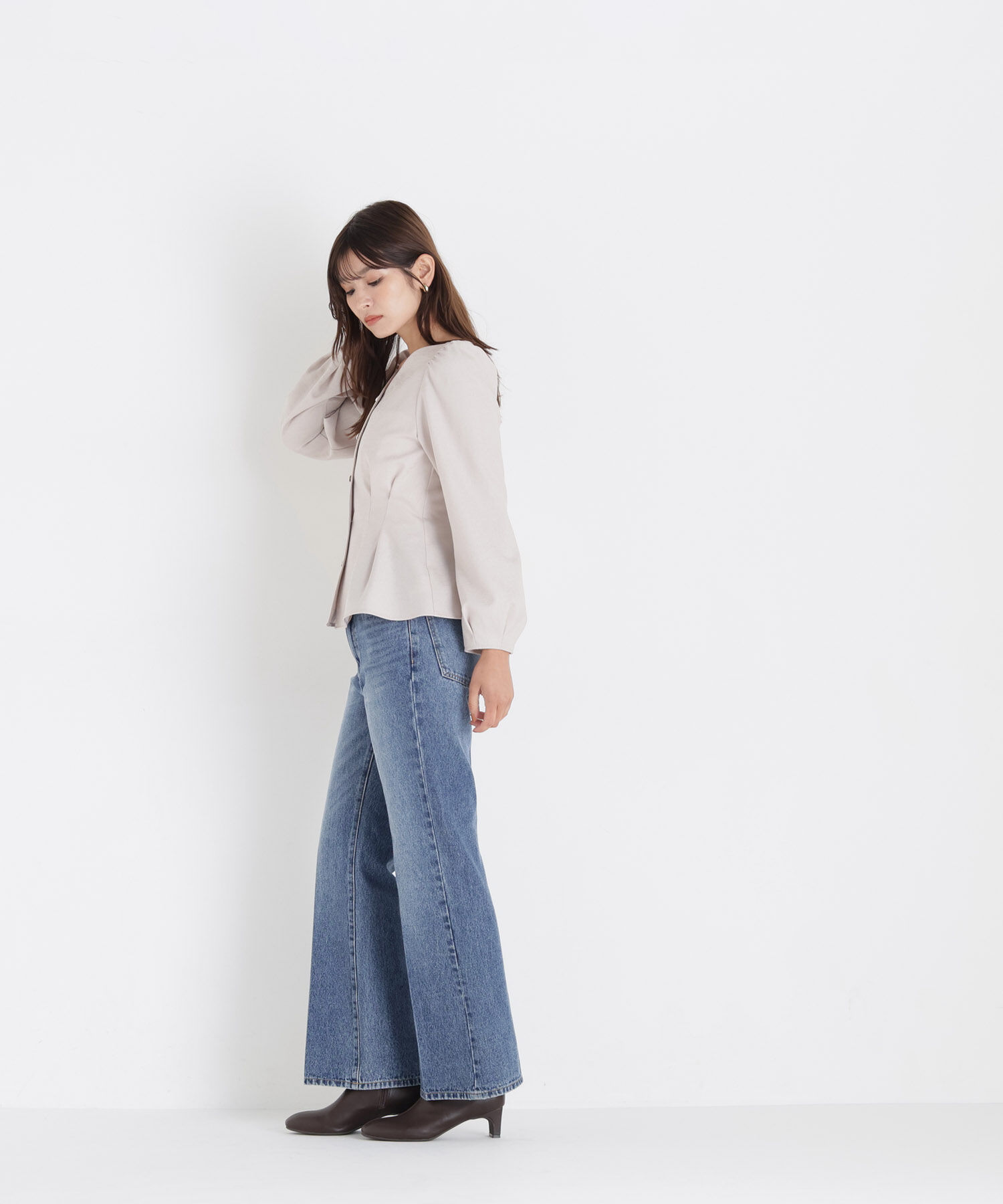  「＜ちょうど、いい服＞きゅっと、メリハリ仕掛けトップス」|シャツ・ブラウス|