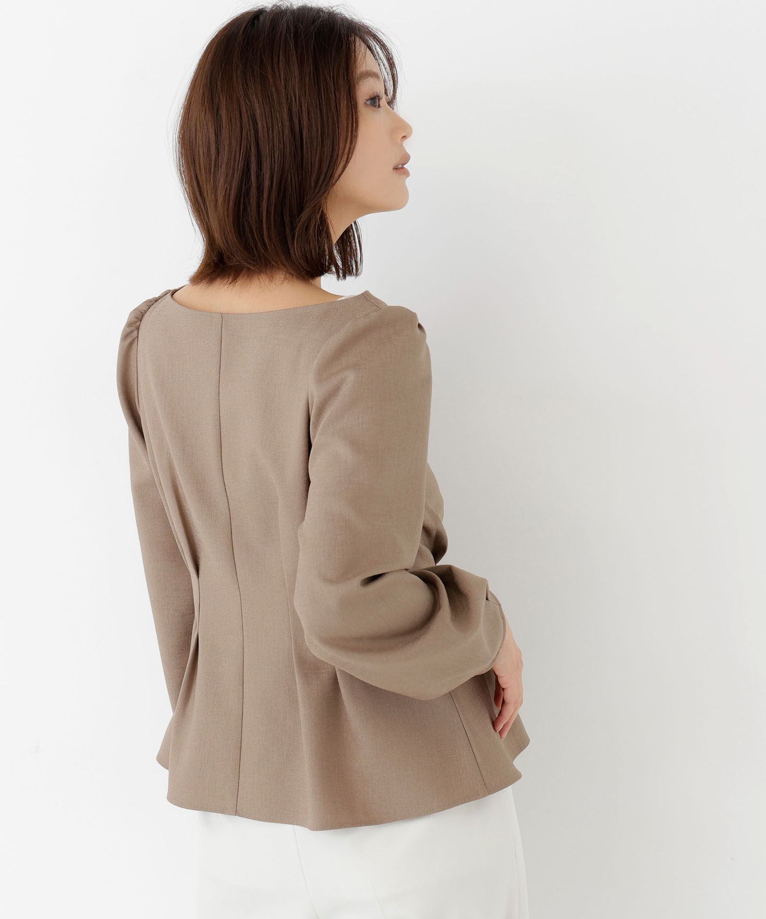 「＜ちょうど、いい服＞きゅっと、メリハリ仕掛けトップス」|シャツ・ブラウス|