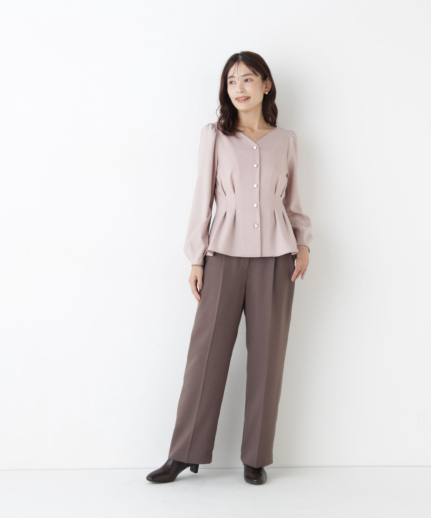 「＜ちょうど、いい服＞きゅっと、メリハリ仕掛けトップス」|シャツ・ブラウス|